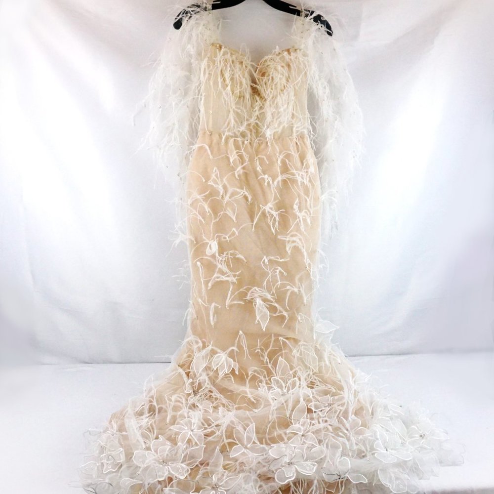 Liz Martinez Judie Mermaid Wedding Dress Ivory - FCM328